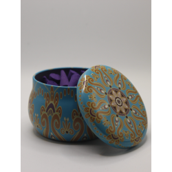 Allume Encens violet artisanal | Décoration d'ambiance