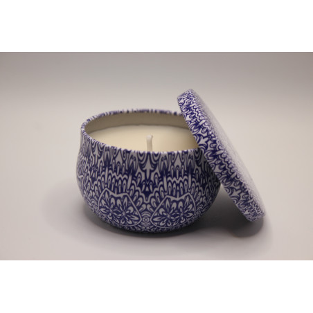 Bougie parfumée Océan & Neige - Lumière chaleureuse pour votre intérieur