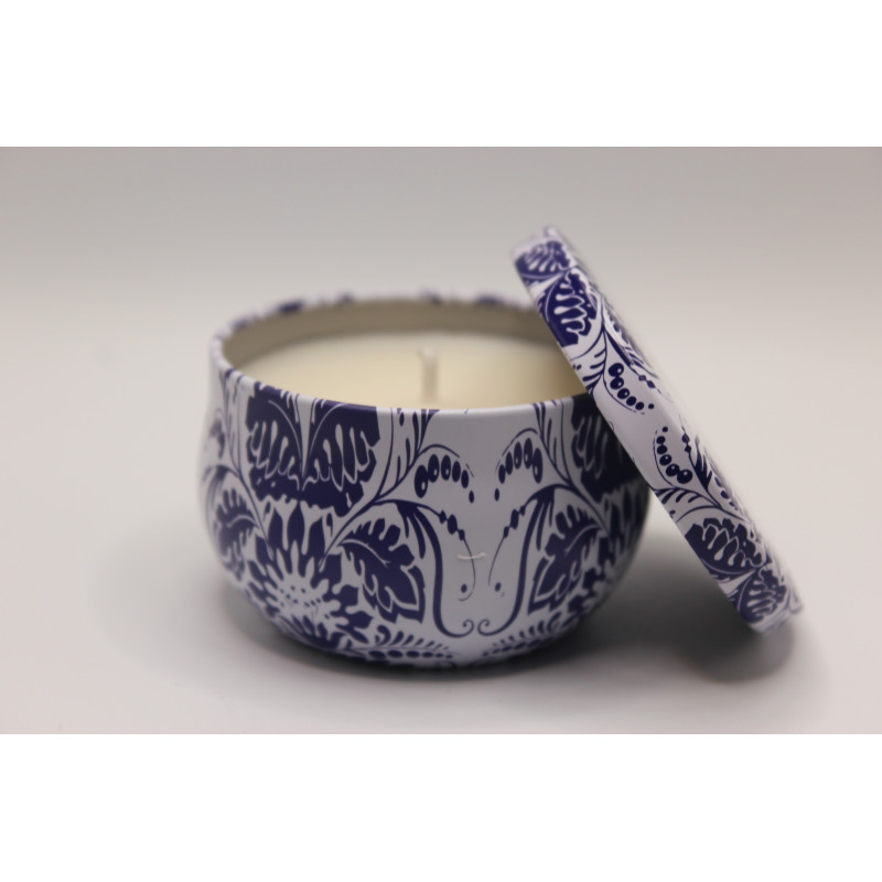 Bougie parfumée Océan & Neige - Lumière chaleureuse pour votre intérieur