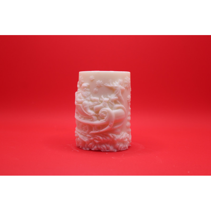 Bougie Magie du Traîneau - Bougie festive de Noël artisanale