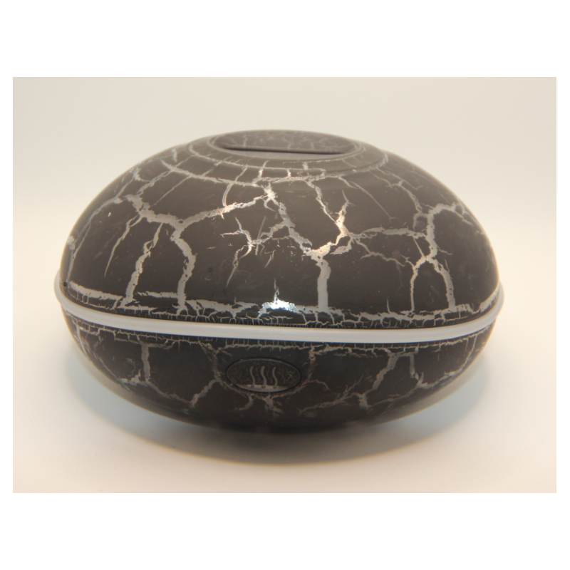Humidificateur Craquelé Noir - Diffuseurs Bougies Parfumées