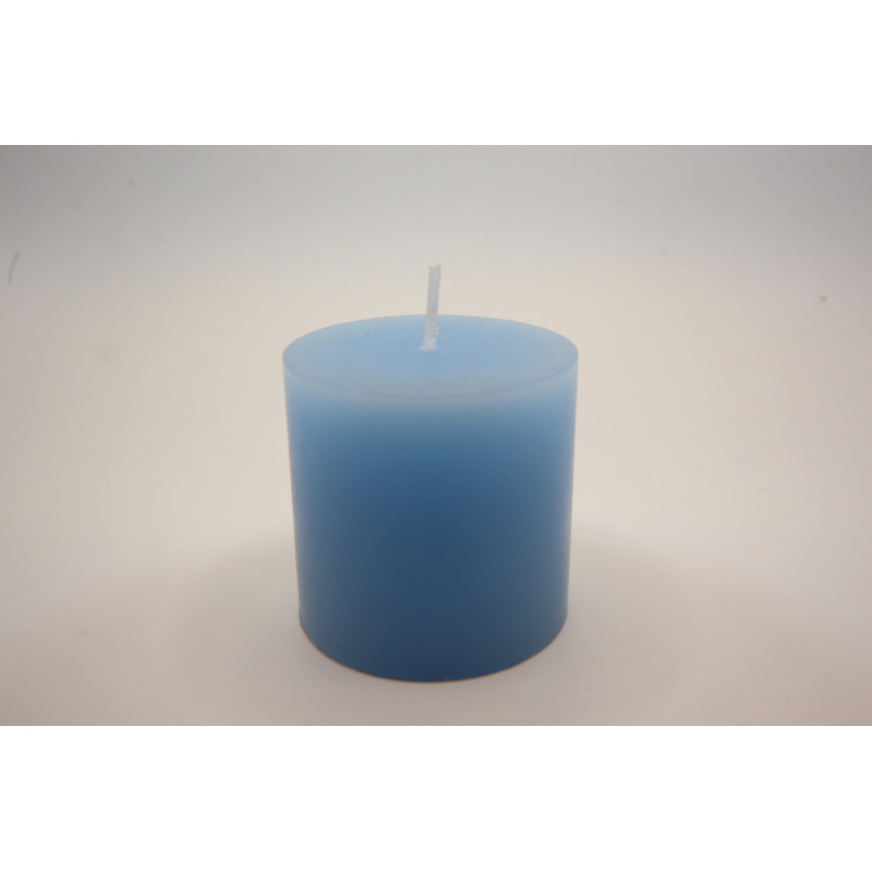 Bougie Miel Amande - Bougie parfumée artisanale bleue