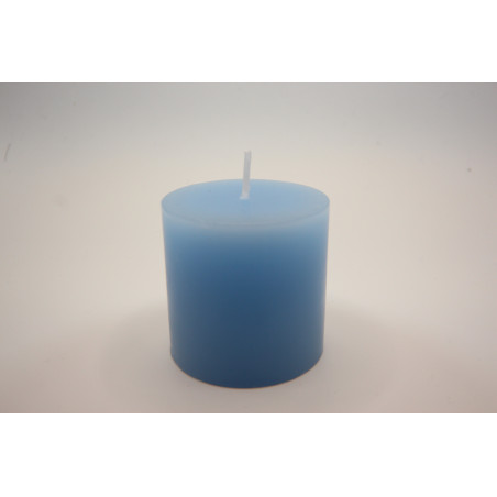 Bougie Miel Amande - Bougie parfumée artisanale bleue