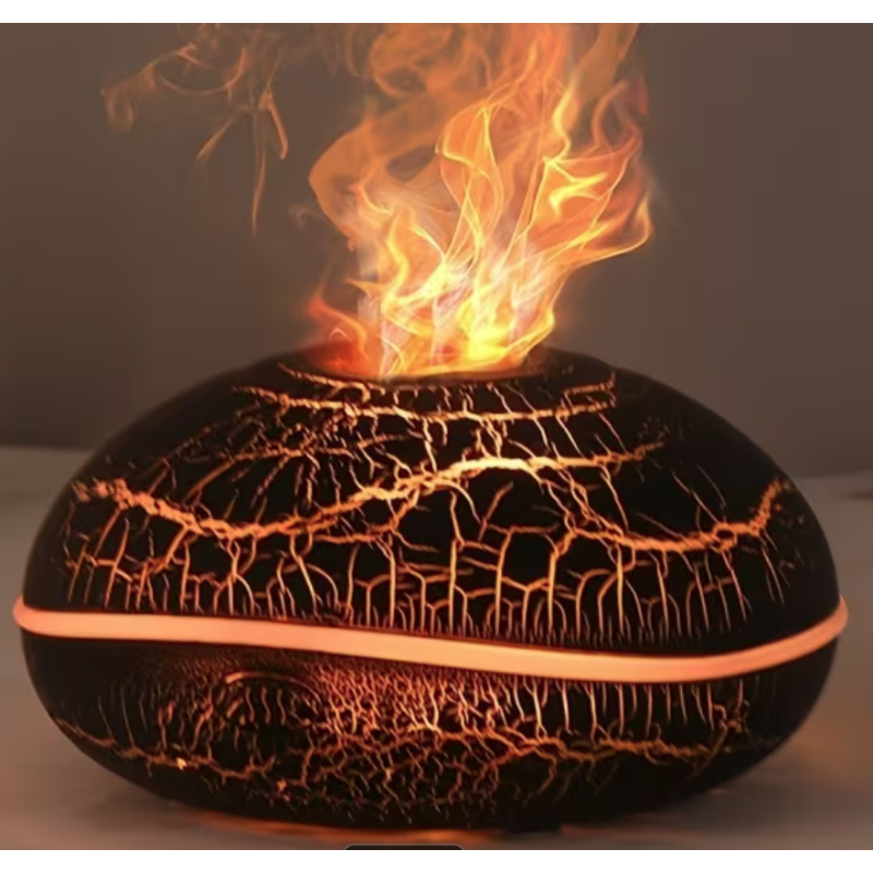 Humidificateur Craquelé Noir - Diffuseurs Bougies Parfumées
